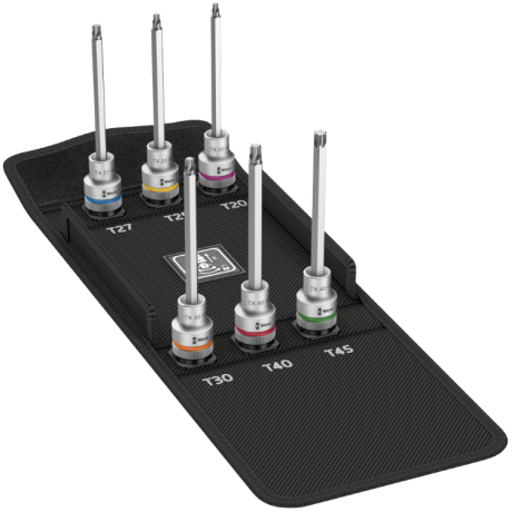 Набір викруткових головок Zyklop 8767 C TORX® HF 2, з фіксуючою функцією, 05004211001