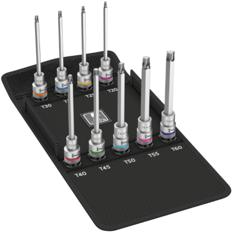 Набір викруткових головок Zyklop 8767 C TORX® HF 3, з фіксуючою функцією, 05004212001