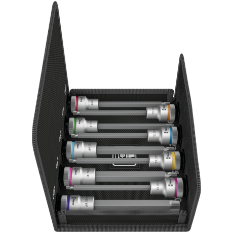Набір викруткових головок Zyklop 8767 C TORX® HF 3, з фіксуючою функцією, 05004212001