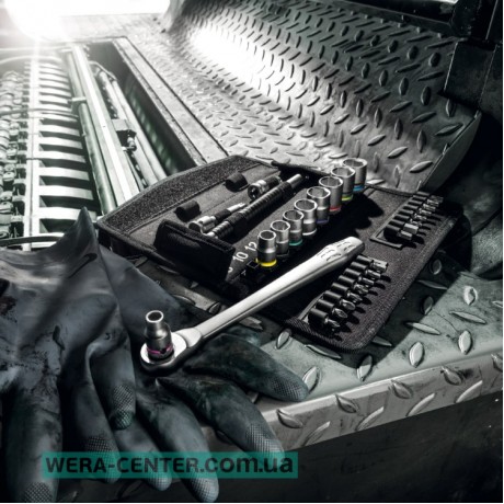 Набір WERA ZYKLOP METAL SWITCH 8100 SB 8, привід 3/8", 05004048001, метричний