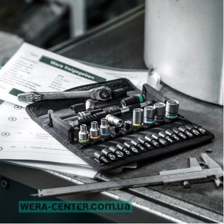 Набір WERA ZYKLOP METAL SWITCH 8100 SA 8, привід 1/4", 05004018001, метричний
