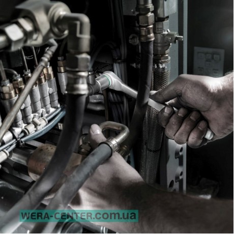 Набір WERA ZYKLOP METAL PUSH 8100 SB 7, привід 3/8", 05004047001, метричний