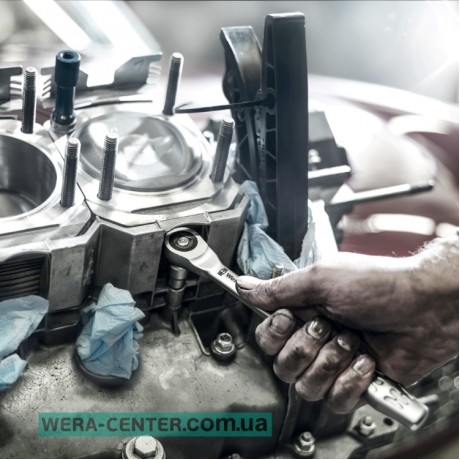 Тріскачка WERA ZYKLOP METAL PUSH 8003 C, привід 1/2", 05004063001