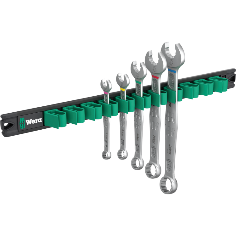 Набір комбінованих гайкових ключів WERA 9641 Magnetic rail 6003 Joker 2, 5шт, 05020234001