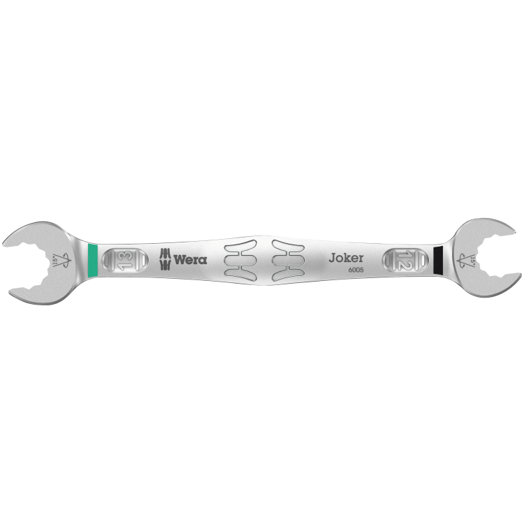 Двохсторонній ріжковий гайковий ключ WERA Joker 6005, 12×13мм, 05020313001