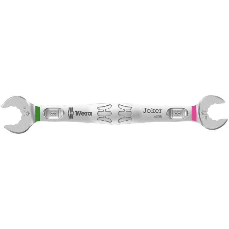 Двохсторонній ріжковий гайковий ключ WERA Joker 6005, 8×9мм, 05020311001