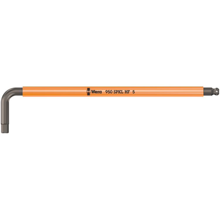 Г-подібний ключ WERA, 950 SPKL HF Multicolour, метричний, з фіксуючою функцією, 05022202001, 5.0×154мм