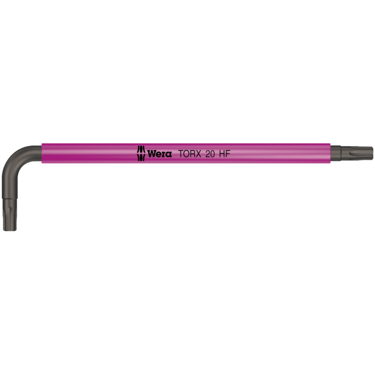 Г-подібний ключ WERA, 967 SXL HF TORX® Multicolour, що фіксує функцією, подовжений, 05024471001, TX8×90мм