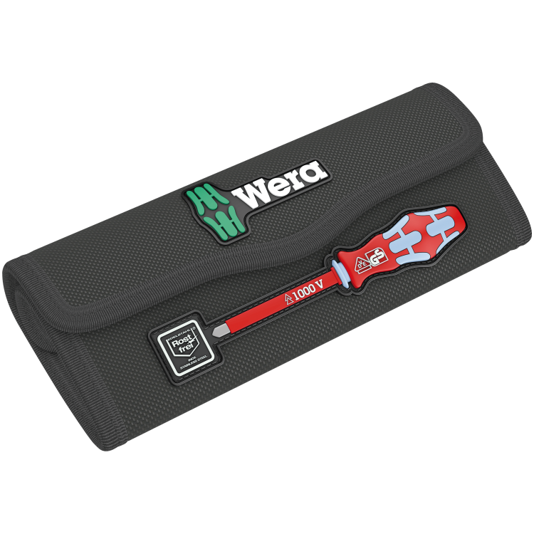 Складна сумка WERA 9476 для розміщення до 8 предметів набору Kraftform Kompakt VDE Stainless,05136539001, порожня