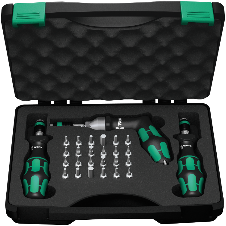 Набір динамометричних викруток, Wera Kraftform 7440/41/42 (0.3-6.0 Нм), 05074739001