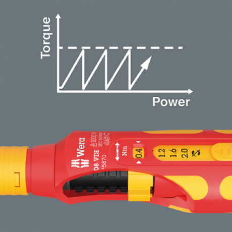 Викрутка динамометрична WERA 7508 VDE Kraftform Safe-Torque Speed 0.4-2.0 Nm, 05075870001