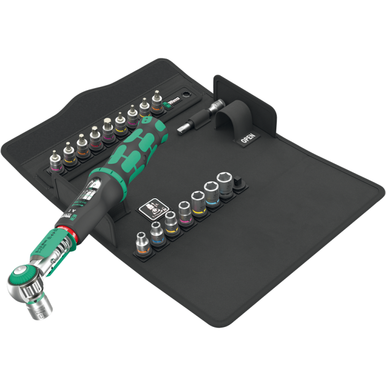 Динамометричний ключ з тріскачкою та реверсом в наборі WERA Safe-Torque A 1 SHK Set 1, 05136073001