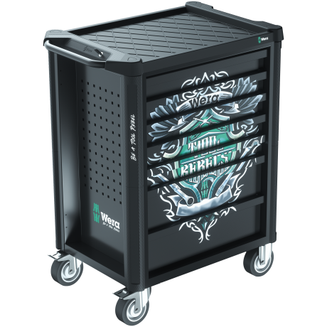 Візок інструментальний WERA, 9700 Tool Rebel 1, 78 предметів, 05150130001