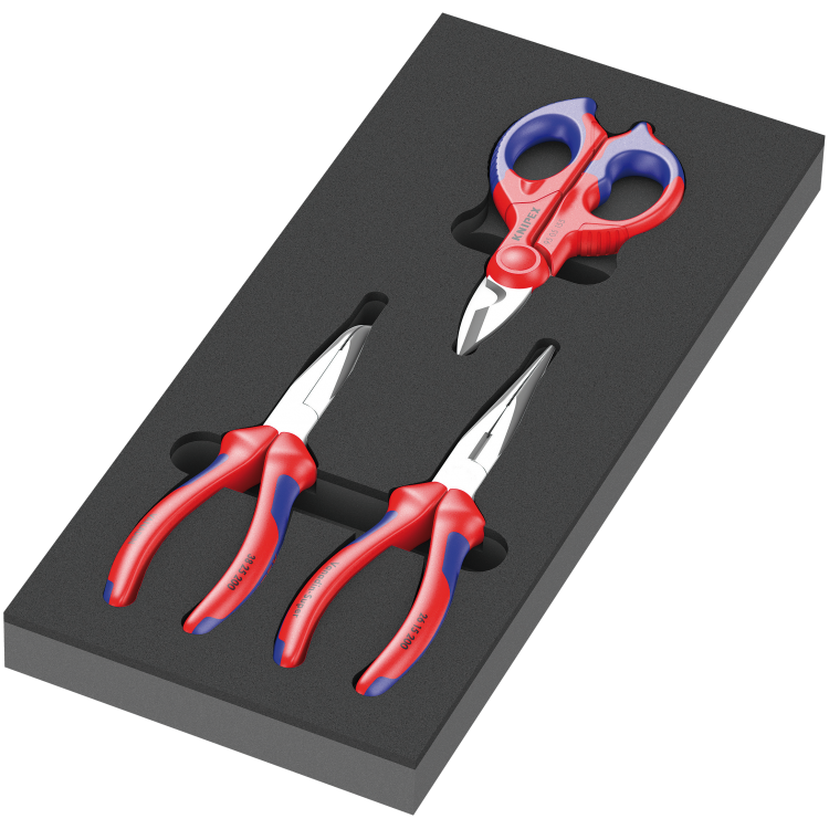 Ложемент укомплектований інструментом KNIPEX 2, WERA 9781, 3 предмети, 05150181001