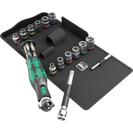 Набір WERA 8009 Zyklop Pocket 4, 05004285001, 27 предметів, дюймовий